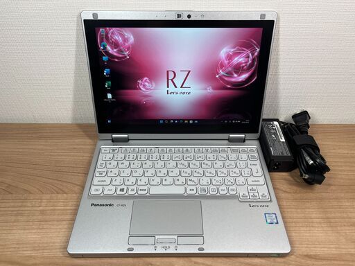 極美品・Sim搭載・使用時間少＞09100 超軽量 Panasonic CF-RZ6８GB/SSD256 /i5 タッチパネル　office Win11