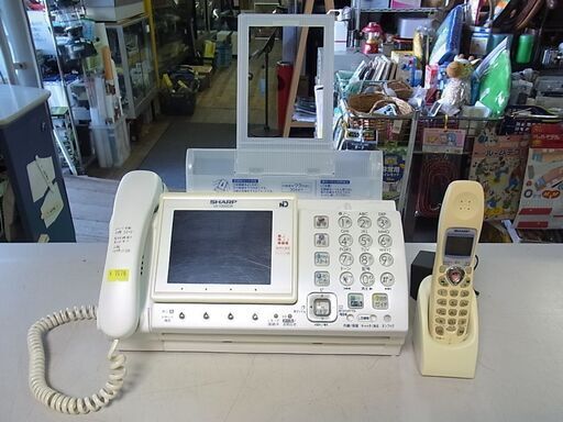 【⑤】SHARP　シャープ　インターネット液晶ファクシミリ　ファッピィ　UX-Y302CW　FAX　ファックス付き電話器　2003年製