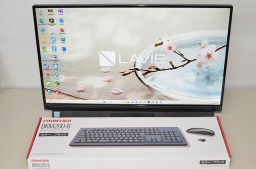 一体型パソコン Windows11+office NEC DA770/M Core i7-8565U/新品爆速SSD500GB+大容量HDD3TB/メモリ8GB/ブルーレイ/23.8インチ/テレビ機能