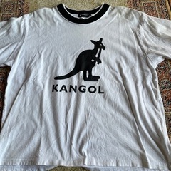 決まりました。もこ　KANGOL Tシャツ　L size