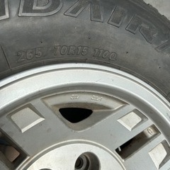 ランクル78プラド純正ホイールです。値下げしました。