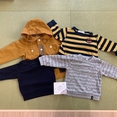 ⑧サイズ90-100 こども服　上の服