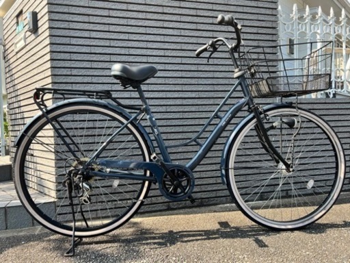 中古自転車　北九州　①ギア付オートライト【カーゴアクティブ】27インチ/チャイルドシート取付可能　定価37000円