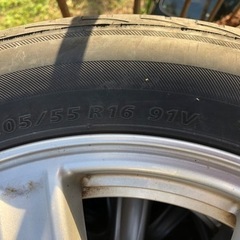 バル純正ホイール付タイヤ205/55R16売ります。