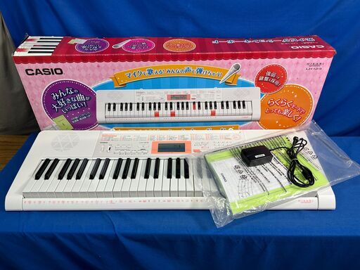 【動作保証あり】CASIO カシオ 2016年 LK-123 61鍵盤 電子キーボード 光ナビゲーション【管理KRK862】