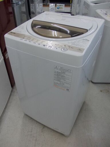 TOSHIBA 全自動洗濯機 ステンレス槽 6.0㎏ 2021年製 AW-6GM1