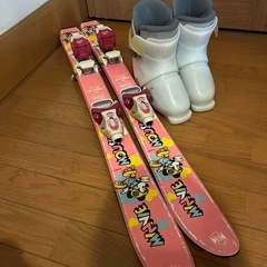 スキー板100㎝　ブーツ　16㎝