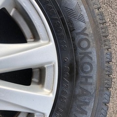 4本タイヤアルミセットYOKOHAMA 145/80R12