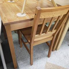 ☆ダイニング3点セット/ナチュラルテイスト/シンプル/№281☆