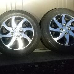 南区　155/65R14　バリ目　ブリジストンブリザックVRX　タイヤホイール付　軽自動車サイズ　2018年製造