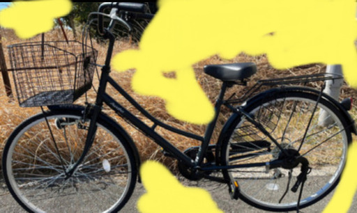 自転車　26インチ　黒　受付終了