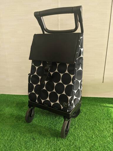 062【中古品】美品！ 横押しも後引きも!! 2way ショッピングカート 4輪 GRANMARIE GM-124 グランマリー