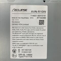カーナビ イクリプス AVN-R10W
