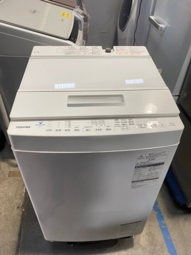 東芝　洗濯機　AW-7D8　2019年製　7㎏●AA10W011