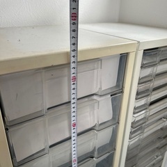 事務用　3台セット　レターチェスト　書類ケース　多段チェスト