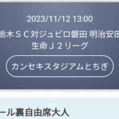 栃木ＳＣ対ジュビロ磐田　明治安田生命Ｊ２リーグ 公演日：2023...