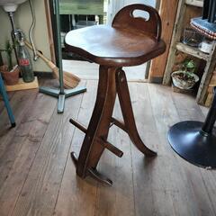 オランダ製 DIANA木製 スツール チェア 椅子 無垢材 レト...