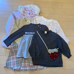 子ども服まとめ売り　プティマイン、ブランシェス等コート入り5点