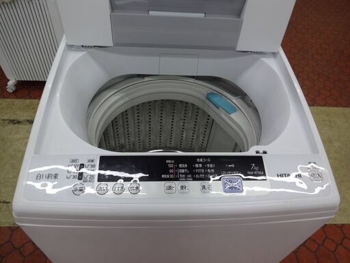 ID 375116　洗濯機7K　日立　２０１９年　NW-R704
