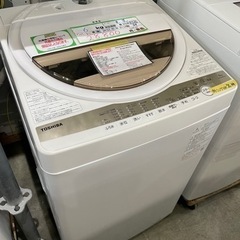 配達可【洗濯機】【東芝】6k 2021年製☆6ヶ月保証クリーニング済み【管理