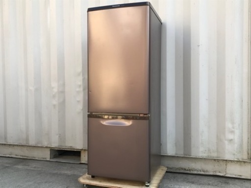 2018年製 Panasonic 168L ノンフロン冷凍冷蔵庫 ブラウン