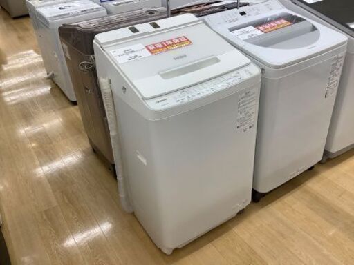 【イオンモール常滑店】HITACHIの全自動洗濯機です。