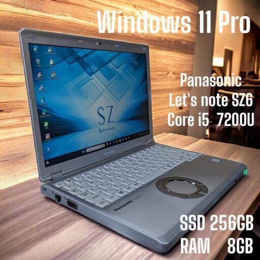 その他 Panasonic Let's note SZ6   Windows 11 Pro   Core i5 7200U   SSD256GB   RAM8GB