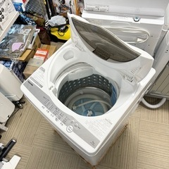 【超美品‼️】東芝 2021年製 5.0kg全自動洗濯機 浸透パワフル洗浄 グランホワイト♪