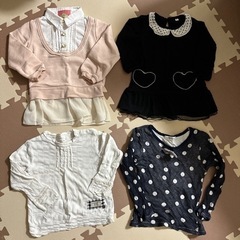 子ども服 冬服 トップス チュニック 女の子 まとめ売り 95～100