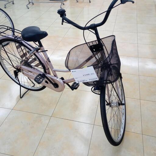 ★ジモティ割あり★  自転車 ２６インチ シルバーピンク クリーニング済み OJ2412