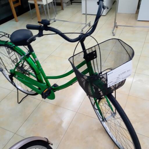 ★ジモティ割あり★  自転車 ２６インチ みどり クリーニング済み OJ2413