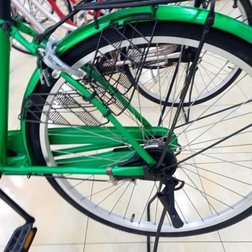☆ジモティ割あり☆ 自転車 26インチ みどり クリーニング済み