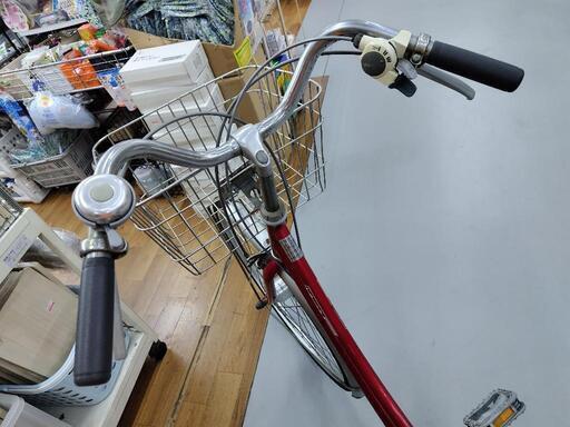 J037★サビ・カゴ破損部分有り★普通自転車★Active style★LEDオート★内装3段★26インチ J037☆サビ・カゴ破損部分有り☆普通自転車☆Active style☆LEDオート