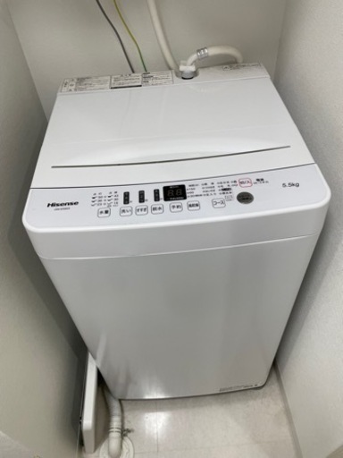 【商談中:農家様】2020年製ハイアール洗濯機5.5kg【引き取り・運び出し】