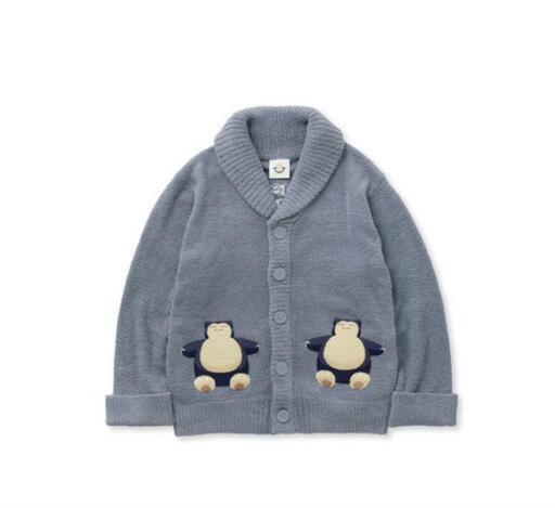 新品 gelato pique ベビモコジャガードショールカーディガン M-L