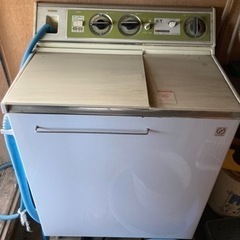 レトロ　2層式洗濯機　TOSHIBA