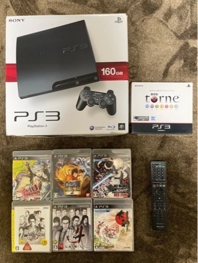 売れました！PlayStation3CECH-3000A リモコン torne ソフト6本付　おまけ追加!