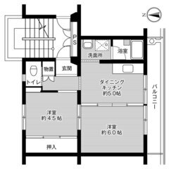 ◆敷金・礼金が無料！◆ビレッジハウス伊那福島1号棟 (503号室)