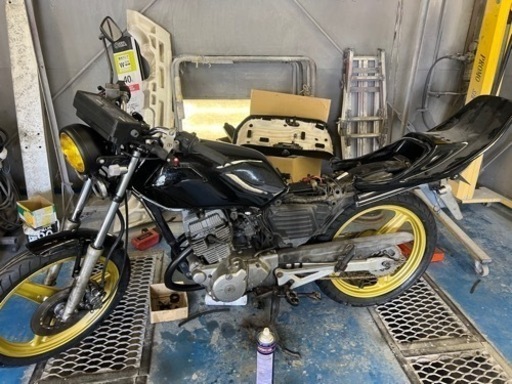 CB125T 族車外装　ワンオフマフラー　その他カスタムパーツ
