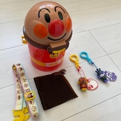 アンパンマンポップコーンケース、ネームタグキーホルダー