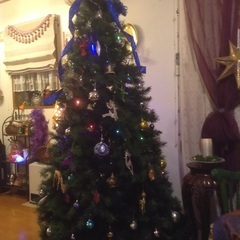クリスマスツリー(ヌード) 210cm