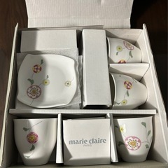 【未使用品】marie claire コーヒーカップセット