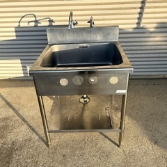 業務用 1槽シンク シンク 厨房 H855（BG1005）×W750×D750ｍｍ