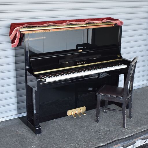 ≪yt947ジ≫ 希少 KAWAI/カワイ アップライトピアノ BS-20 SPECIAL 1989年 トップカバー/椅子付 BS-20スペシャル 現状品 50903-03