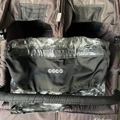 【総額10万超え】エアバギー ココダブル 付属品多数付き レインカバー ダウン防寒カバーなど