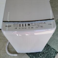 店頭10%OFF】Hisense ハイセンス 5.5kg洗濯機 HW-G55B 中古 リサイクル