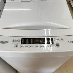 ハイセンス　４．５K洗濯機  　HW-K45E  ２０２２年製　IK-348