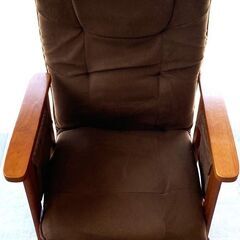 G127 　座椅子/リクライニングチェア/こたつ椅子/茶色/