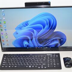 【ネット決済・配送可】中古良品一体型パソコン Windows11...