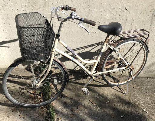 自転車　ママチャリ/通学用　26インチ　6段ギヤ
